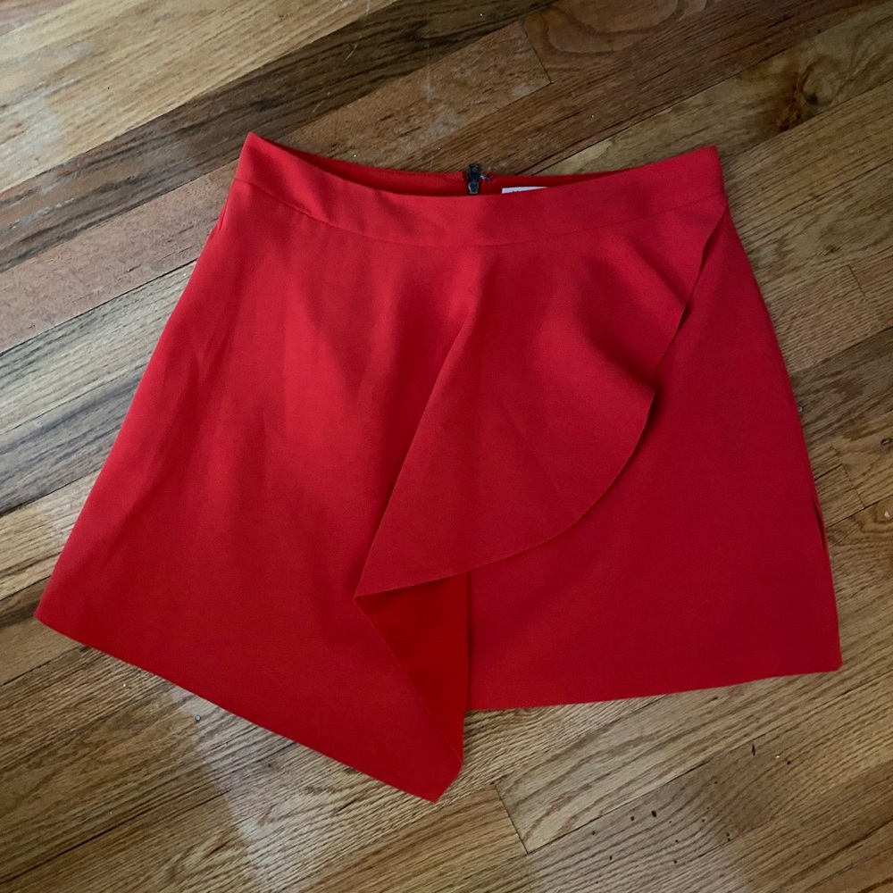 Alice & Olivia red skirt